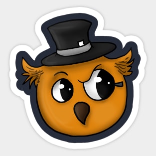 Top Hat Fancy. Sticker